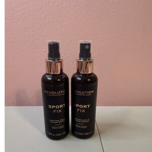Makeup Revolution Sport Fix Lasting Hold Fixing Spray 3.38oz 100ml Set of 2